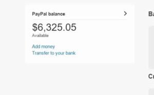 Аккаунт PayPal | 6.325.05$